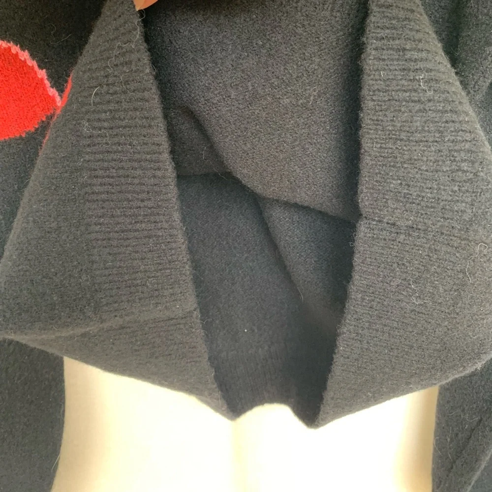 Kate Spade Heart Pop Wool blend Knit Sweater - Style K6671